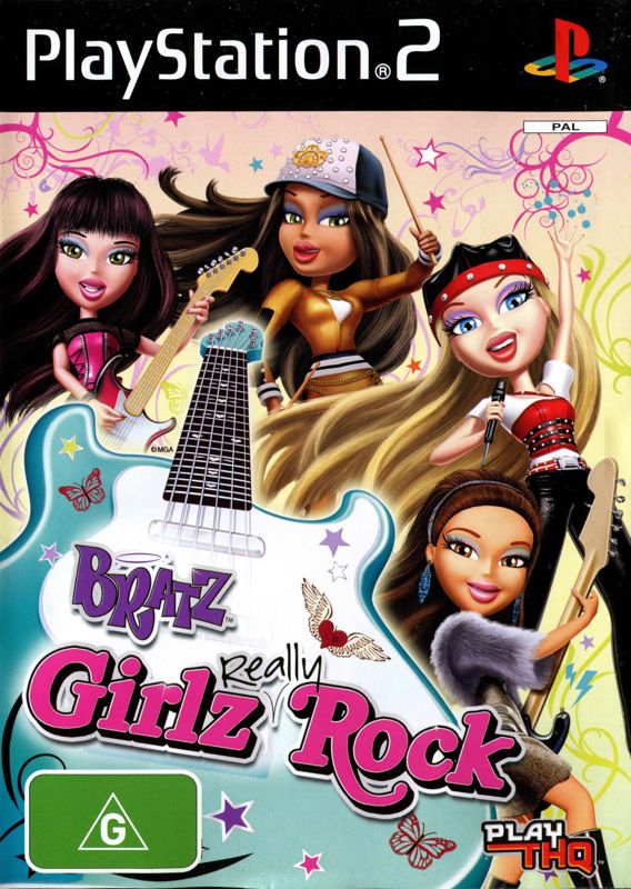 Bratz Girlz Really Rock box art for Wii